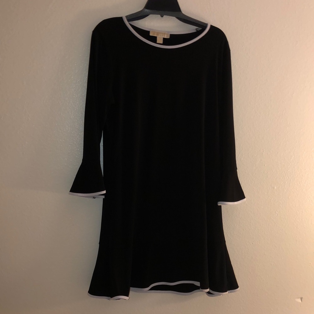 Michael Kors Blk/wht Swing Dress Size XL